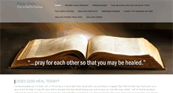 Desktop Screenshot of healingscripture.com