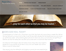 Tablet Screenshot of healingscripture.com
